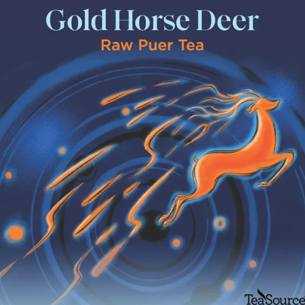 TeaSource Puer Tea<Gold Horse Deer Raw (Sheng) Puer Tea