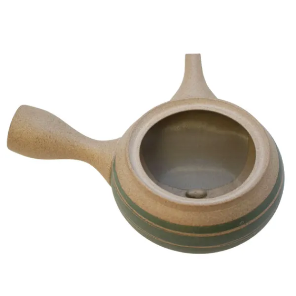 TeaSource Teapots<Green Swirl Tokoname Teapot (Kyūsu)