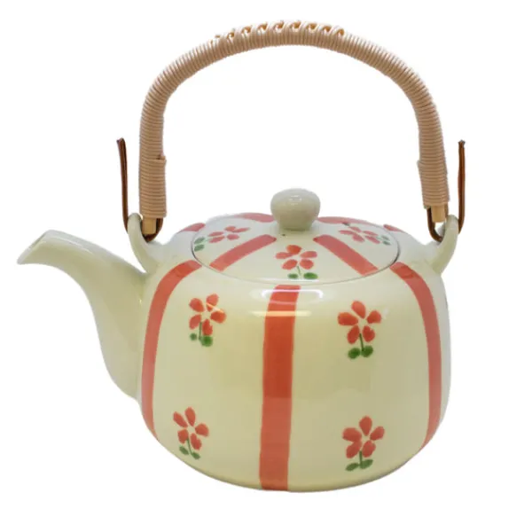 TeaSource Teapots<Peach Petals Teapot (Dobin)