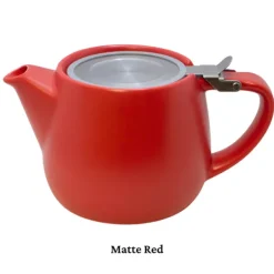 TeaSource Teapots<Pluto Teapot 16 oz - Matte Red
