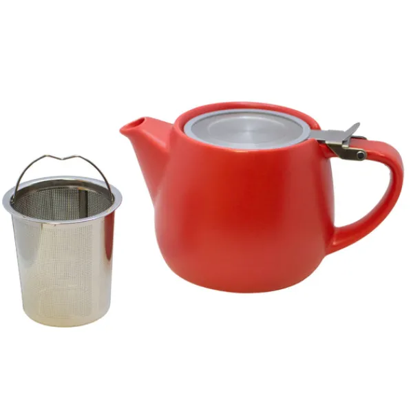 TeaSource Teapots<Pluto Teapot 16 oz - Matte Red