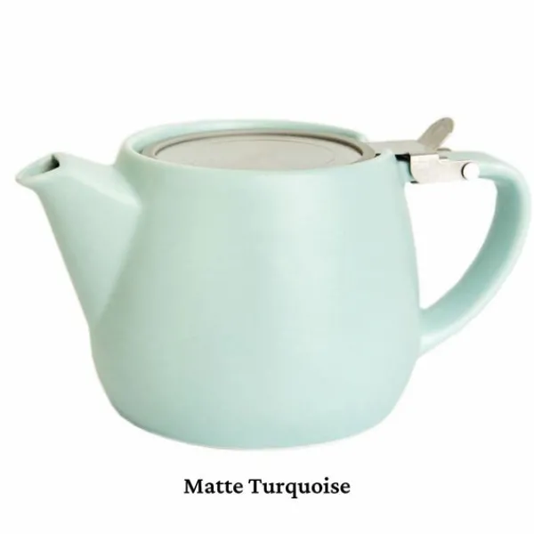 TeaSource Teapots<Pluto Teapot 16 oz - Matte Turquoise